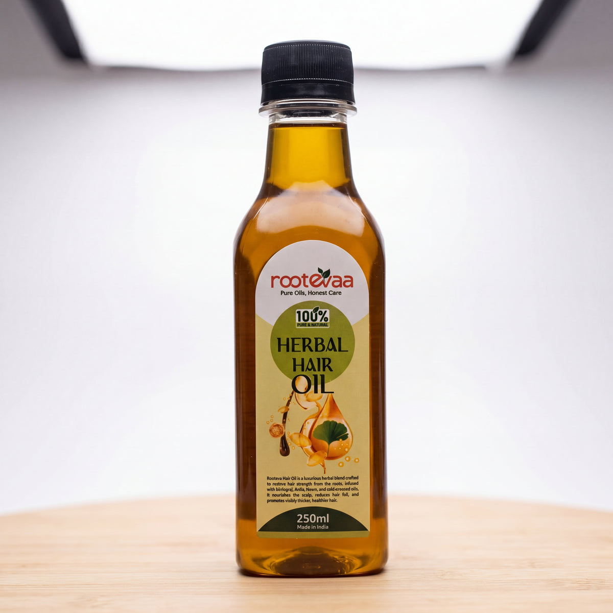 Rootevaa 100% Natural Herbal Hair Oil (250ml)